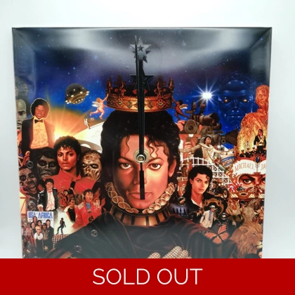 Michael Jackson (design 1) Ceramic Tile Wall Clock